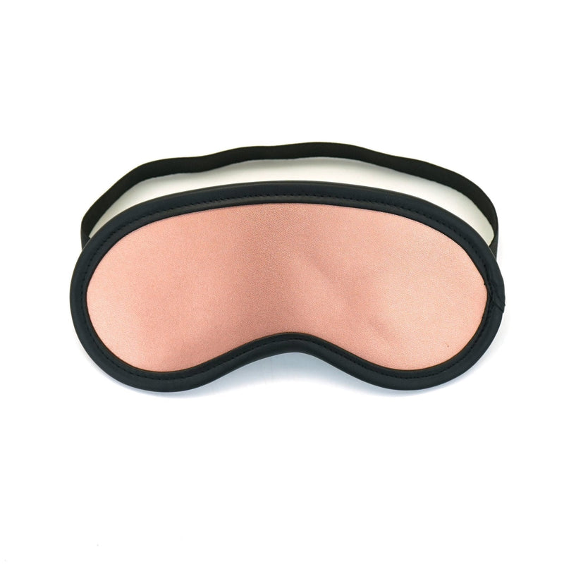Liebe Seele - Rose Gold Memory - Exklusive Leder-Augenbinde mit Plüschfutter - Rosé Gold-Laced-up.nl
