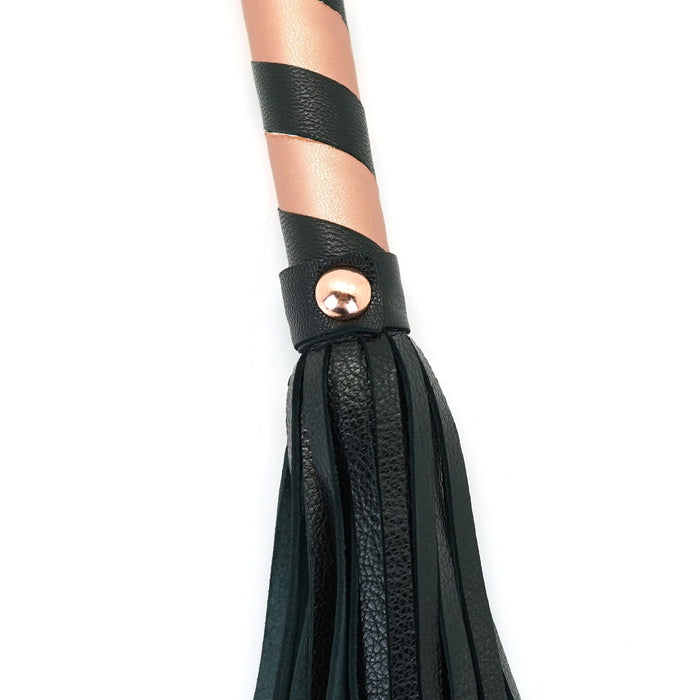 Liebe Seele - Rose Gold Memory Exclusieve Leren Flogger - Rosé Goud-Laced-up.nl