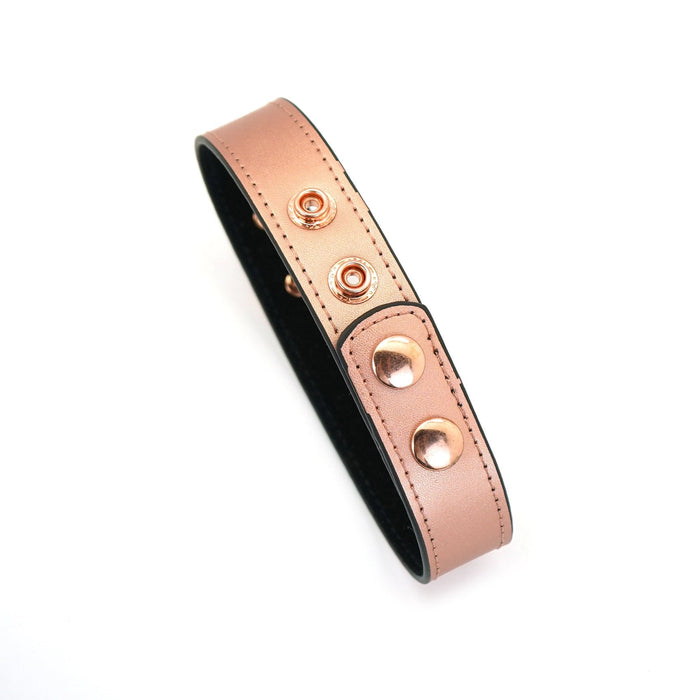 Liebe Seele - Rose Gold Memory - Exclusieve Smalle collar Met Tepelklemmen - Rosé Goud-Laced-up.nl