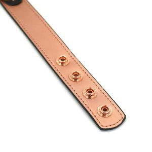 Liebe Seele - Rose Gold Memory - Exclusieve Smalle collar Met Tepelklemmen - Rosé Goud-Laced-up.nl