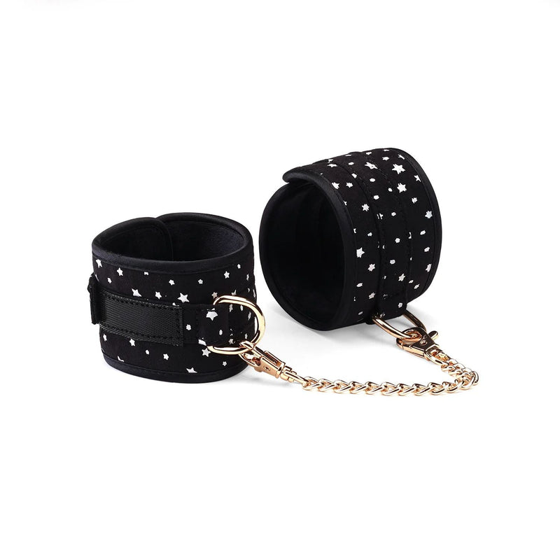 Liebe Seele - Starry Nights - Bondageset - Zwart met Sterretjes - Superzachte Voering - 7 delen - Geimporteerd uit Japan-Laced-up.nl