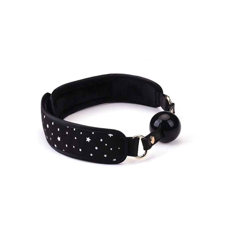 Liebe Seele - Starry Nights - Bondageset - Zwart met Sterretjes - Superzachte Voering - 7 delen - Geimporteerd uit Japan-Laced-up.nl