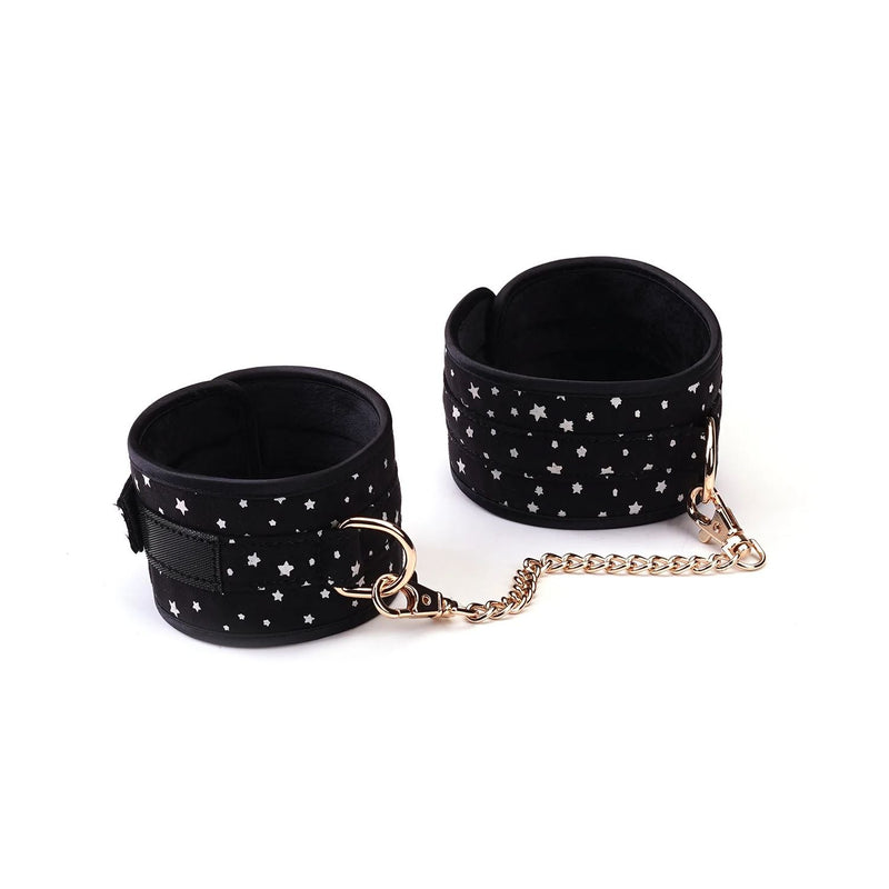 Liebe Seele - Starry Nights - Bondageset - Zwart met Sterretjes - Superzachte Voering - 7 delen - Geimporteerd uit Japan-Laced-up.nl
