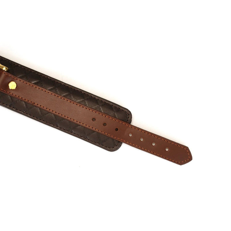 Liebe Seele - The Equestrian Leather Ankle Cuffs - Leren Enkel Boeien-Laced-up.nl