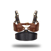 Liebe Seele - The Equestrian Leather Bustier - Leren Bustier-Laced-up.nl
