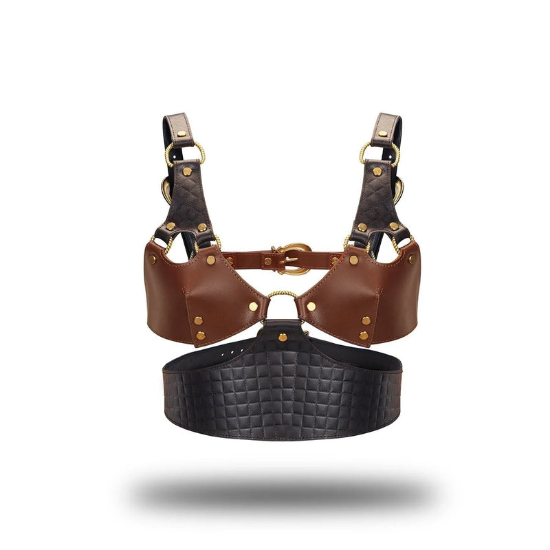 Liebe Seele - The Equestrian Leather Bustier - Leren Bustier-Laced-up.nl