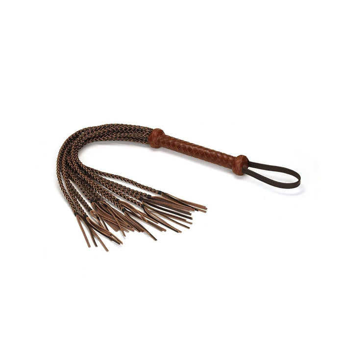 Liebe Seele - The Equestrian Leather Cat O' Nine Tails Flogger - Leren Flogger-Laced-up.nl