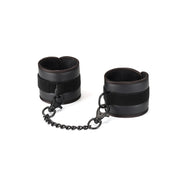 Liebe Seele - Vegan Fetish - Luxe Vegan Handboeien Met Zwart Metalen Hardware-Laced-up.nl