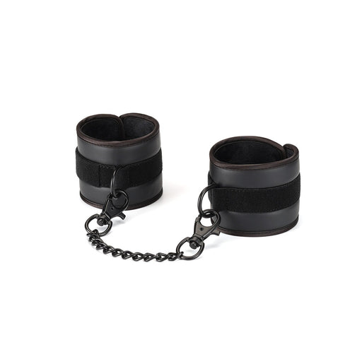 Liebe Seele - Vegan Fetish - Luxe Vegan Handboeien Met Zwart Metalen Hardware-Laced-up.nl