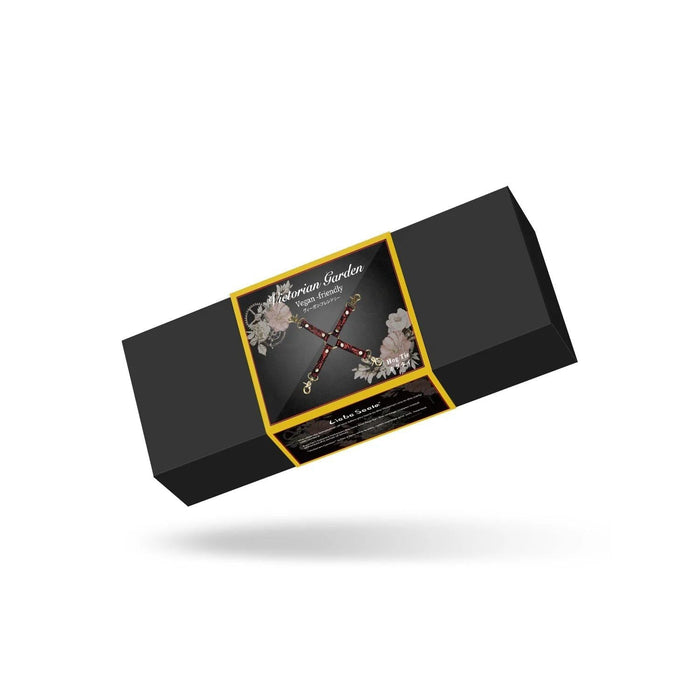 Liebe Seele - Victorian Garden Exclusieve Hogtie - Vegan Friendly - Zwart/Rood-Laced-up.nl