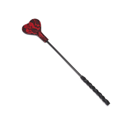 Liebe Seele - Victorian Garden - Paardrijzweepje Klein - Kort En Buigzaam - Vegan Friendly - Rood/Zwart-Laced-up.nl