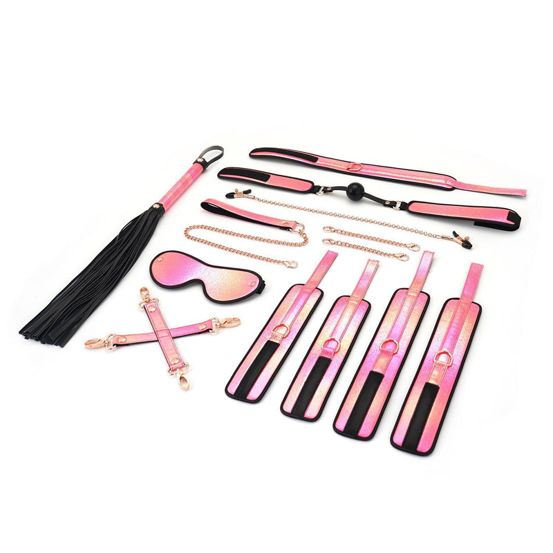 Liebe Seele - Vivid Sakura - Bondageset - Boeienset Compleet - Roze Parelmoer Glans - bijzonder En exclusief-Laced-up.nl