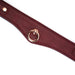 Liebe Seele - Wine Red Curved Collar Met leiband En hartvormig slot - Luxe ontwerp collar-Laced-up.nl