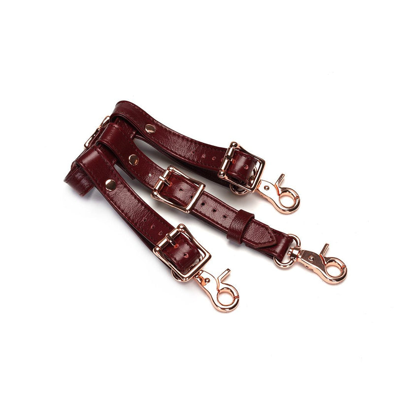 Liebe Seele - Wine Red - Forced Orgasm - Gedwongen Orgasme - Harness Belt - Harnas Riem-Laced-up.nl