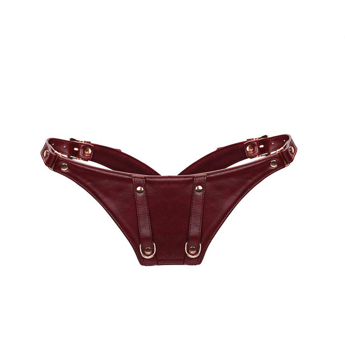 Liebe Seele - Wine Red - Forced Orgasm - Gedwongen Orgasme - Harness Belt - Harnas Riem-Laced-up.nl