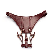 Liebe Seele - Wine Red - Forced Orgasm - Gedwongen Orgasme - Harness Belt - Harnas Riem-Laced-up.nl