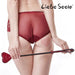 Liebe Seele - Wine Red - Riding Crop - Paardrijzweep met hartvormige lederen tip - Luxe En exclusief ontwerp-Laced-up.nl