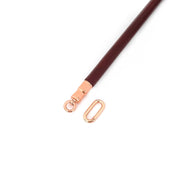 Liebe Seele - Wine Red - Barre d'écartement recouverte de cuir - Design exclusif et luxueux - rouge vin - Laced-up.nl