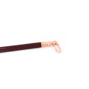Liebe Seele - Wine Red - Barre d'écartement recouverte de cuir - Design exclusif et luxueux - rouge vin - Laced-up.nl