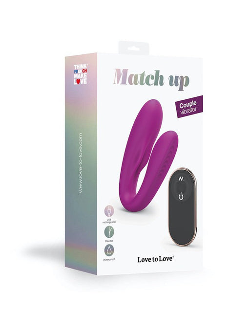 Love to Love - Match Up - Partner Vibrator Met Afstandsbediening - Dieproze-Laced-up.nl