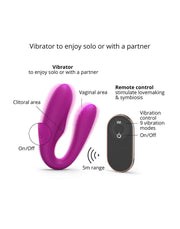 Love to Love - Match Up - Partner Vibrator Met Afstandsbediening - Dieproze-Laced-up.nl