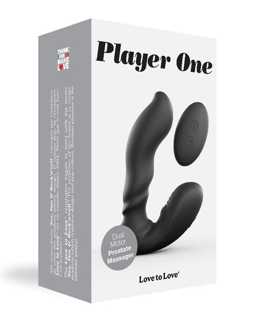 Love to Love - Player One Prostaat Vibrator Met remote Control-Erotiekvoordeel.nl