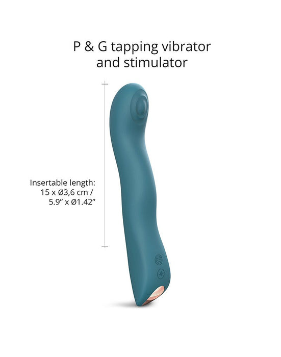 Love to Love - Swap - P-spot & G-spot Vibrator Met Tapping Functie - Blauw-Laced-up.nl