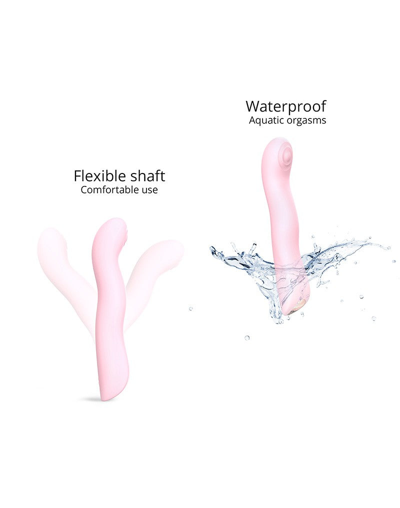 Love to Love - Swap - P-spot & G-spot Vibrator - Met Tapping Functie - Lichtroze-Laced-up.nl