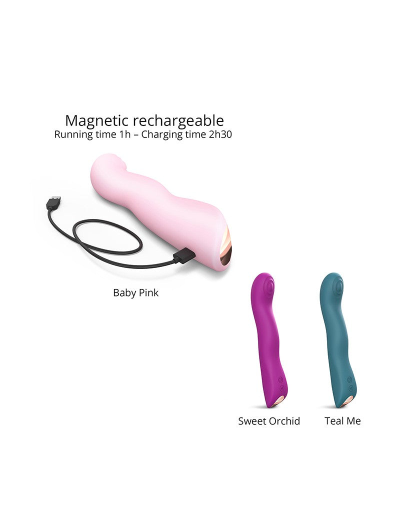 Love to Love - Swap - P-spot & G-spot Vibrator - Met Tapping Functie - Lichtroze-Laced-up.nl