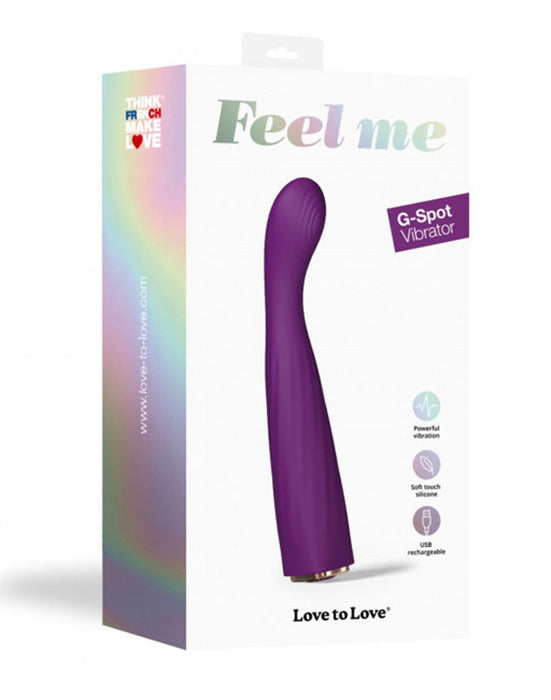 Love to Love - Vibrating Feel Me - Flexibele G-Spot Vibrator - Paars-Erotiekvoordeel.nl
