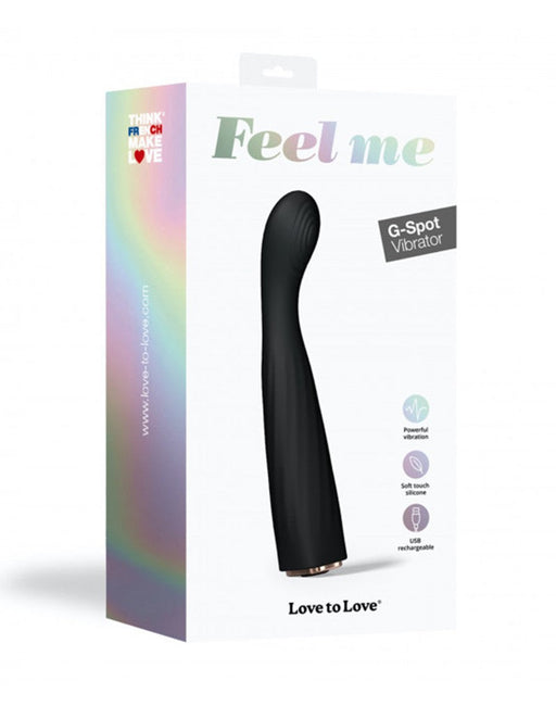 Love to Love - Vibrating Feel Me - Flexibele G-Spot Vibrator - Zwart-Erotiekvoordeel.nl