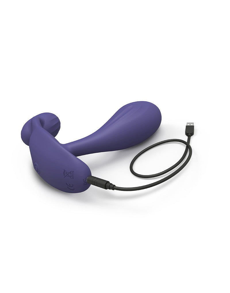 Love to Love - Witty - P-spot/Anaal & G-spot Vibrator met Afstandsbediening - Paars-Laced-up.nl