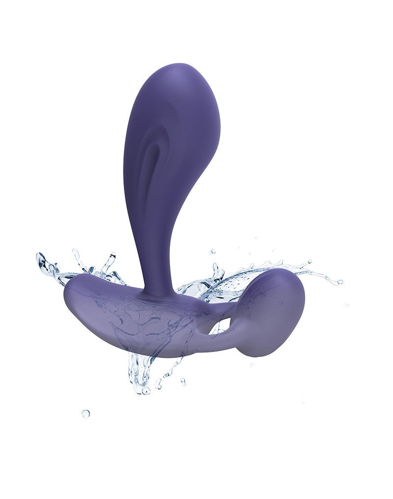 Love to Love - Witty - P-spot/Anaal & G-spot Vibrator met Afstandsbediening - Paars-Laced-up.nl