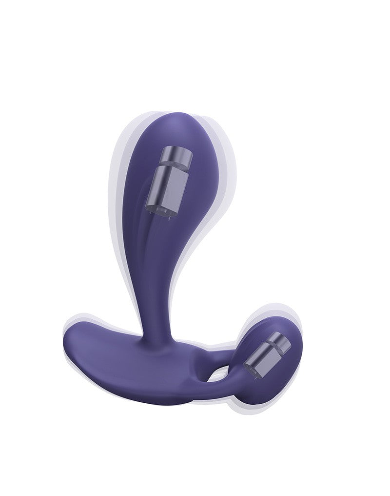Love to Love - Witty - P-spot/Anaal & G-spot Vibrator met Afstandsbediening - Paars-Laced-up.nl