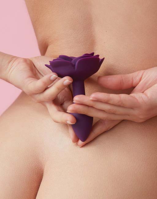 Love to Love - Open Roos Buttplug - Maat S - Paars-Laced-up.nl