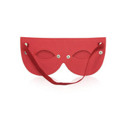 Masker Met oogklepjes - Rood-Laced-up.nl