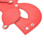 Masker Met oogklepjes - Rood-Laced-up.nl