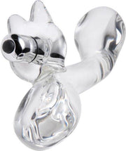 Master Series - Glazen Rabbit Vibrator - Damaru-Laced-up.nl