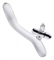 Master Series - Glazen Rabbit Vibrator - Damaru-Laced-up.nl
