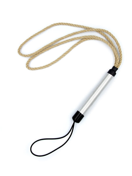 Mister B - Impact Zweep Van Hennep Touw - Hemp - Dubbele Lus - Lengte 32 cm-Laced-up.nl