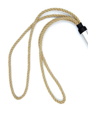 Mister B - Impact Zweep Van Hennep Touw - Hemp - Dubbele Lus - Lengte 32 cm-Laced-up.nl