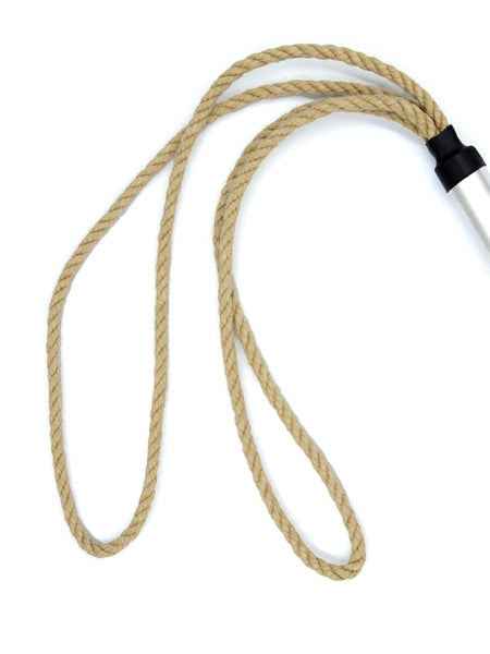 Mister B - Impact Zweep Van Hennep Touw - Hemp - Dubbele Lus - Lengte 32 cm-Laced-up.nl