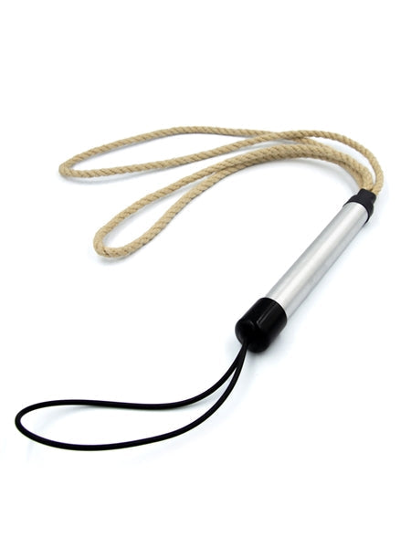 Mister B - Impact Zweep Van Hennep Touw - Hemp - Dubbele Lus - Lengte 32 cm-Laced-up.nl