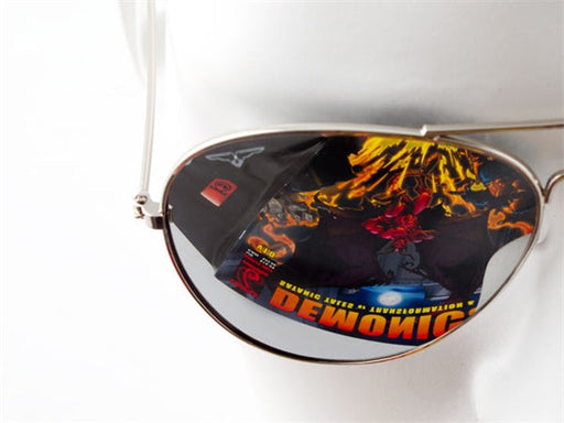 Mister B - Zonnebril Motoragent met Mirror Effect-Laced-up.nl