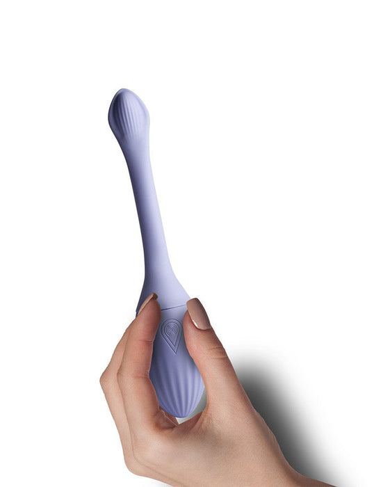 NIYA 1 - Vibrerende Kegel Massager - Vibrerend Eitje - met Afstandsbediening - Lichtblauw-Laced-up.nl