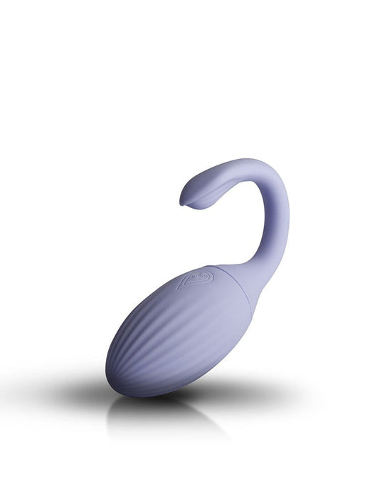 NIYA 1 - Vibrerende Kegel Massager - Vibrerend Eitje - met Afstandsbediening - Lichtblauw-Laced-up.nl