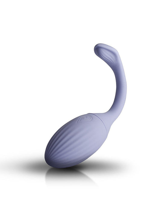 NIYA 1 - Vibrerende Kegel Massager - Vibrerend Eitje - met Afstandsbediening - Lichtblauw-Laced-up.nl