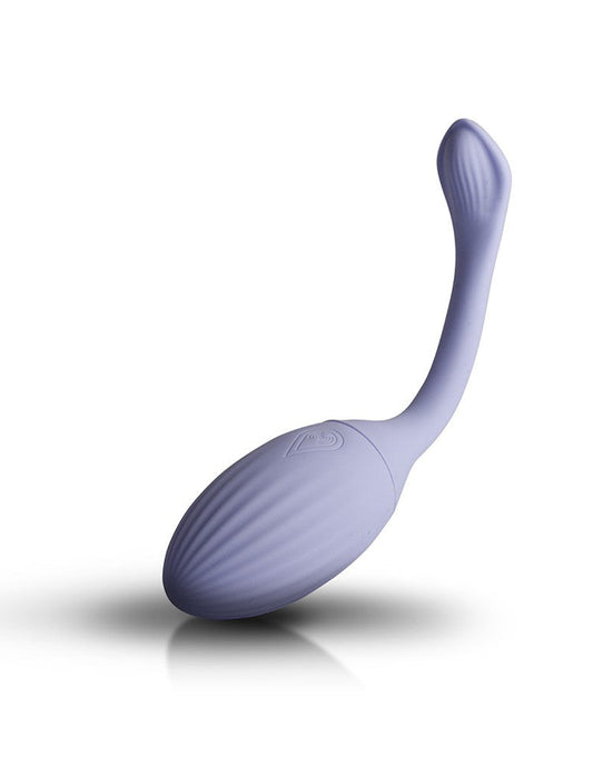 NIYA 1 - Vibrerende Kegel Massager - Vibrerend Eitje - met Afstandsbediening - Lichtblauw-Laced-up.nl
