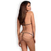 Obsessive Redella 2 st. Set - Erotische Lingerieset - Maat L/XL - Zwart-Laced-up.nl