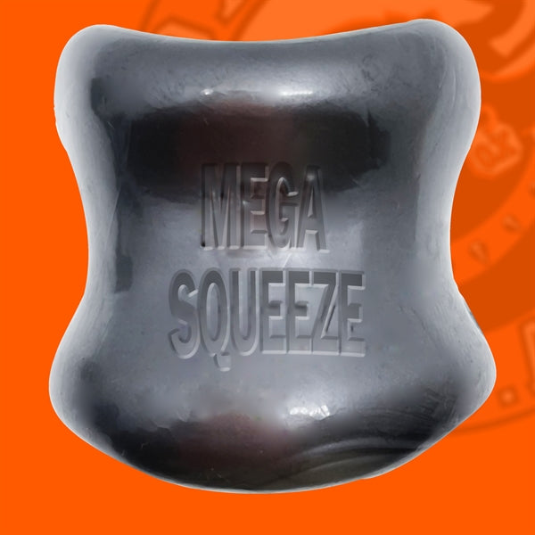 Oxballs - Mega Squeeze - Rekbare Ballstretcher van TPR - Steel/Zilver-Laced-up.nl
